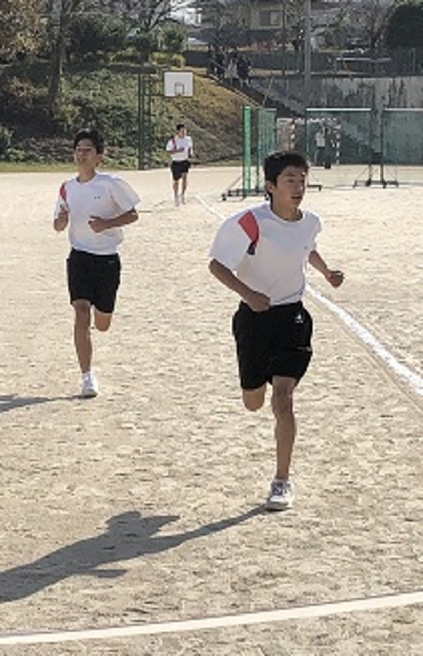 那珂川北中学校 北風走
