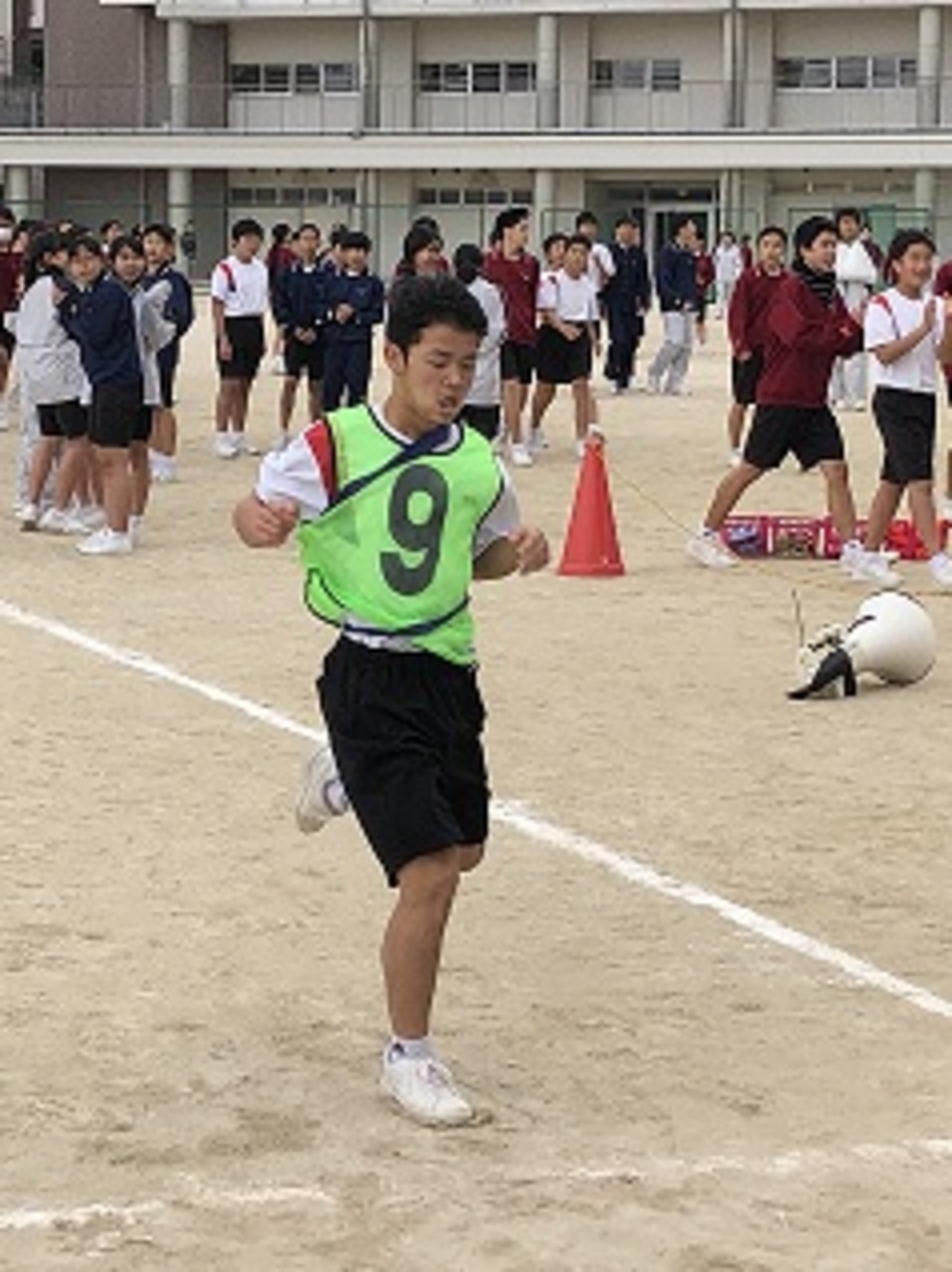 那珂川北中学校 北風走