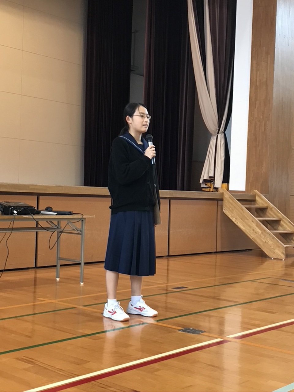 那珂川北中学校 ３学期始業式