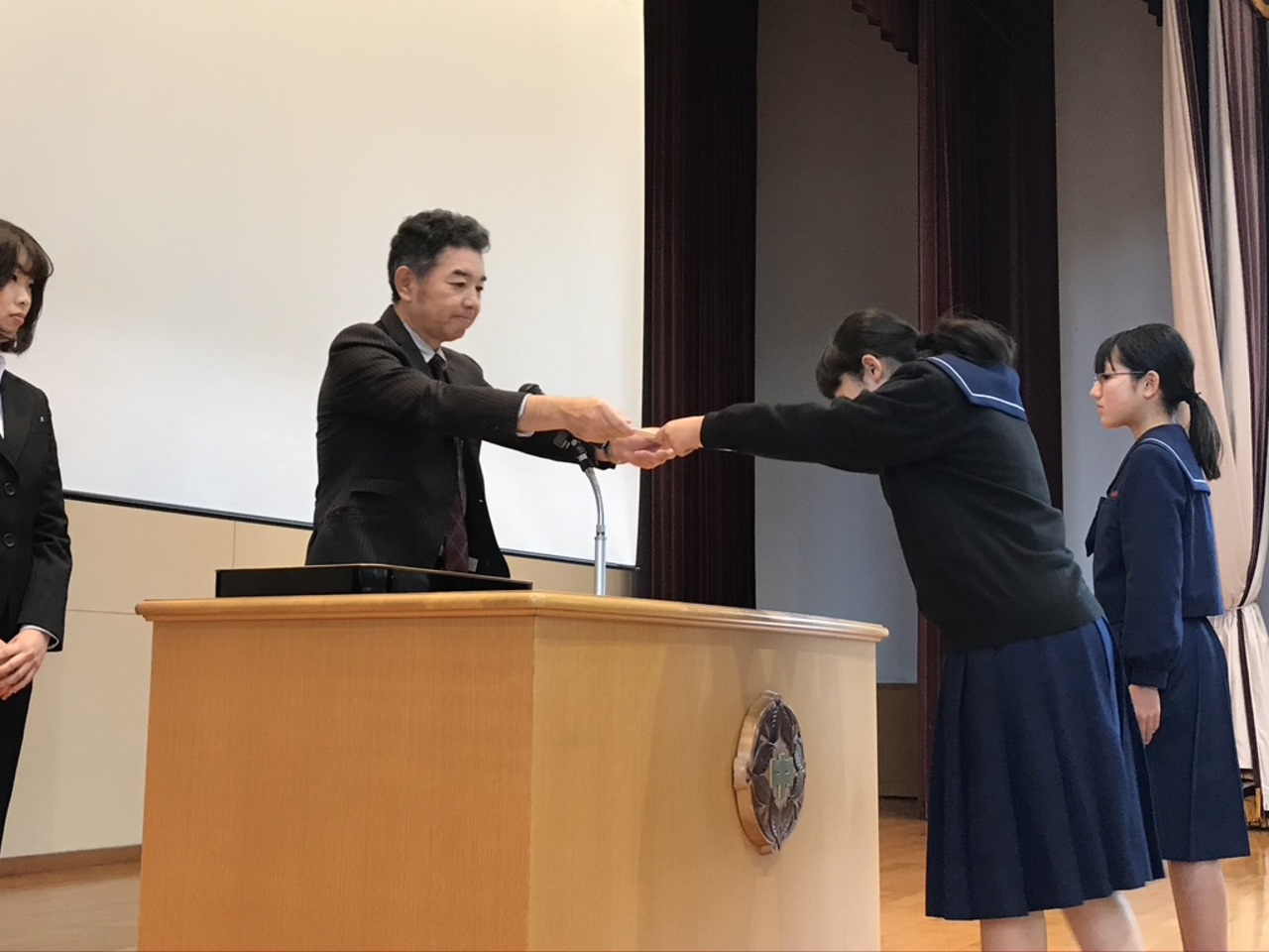 那珂川北中学校 ３学期始業式