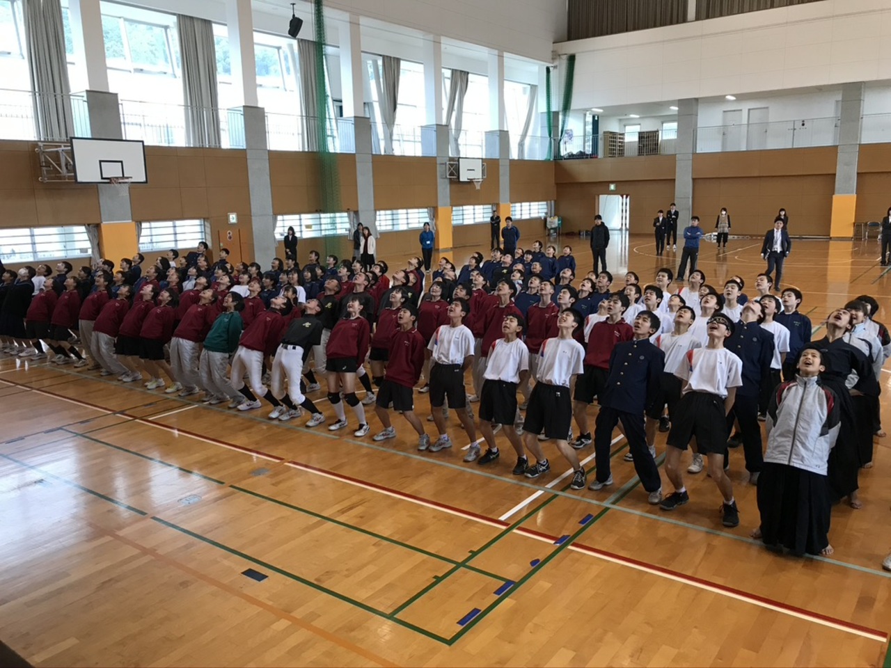 那珂川北中学校 ３学期始業式