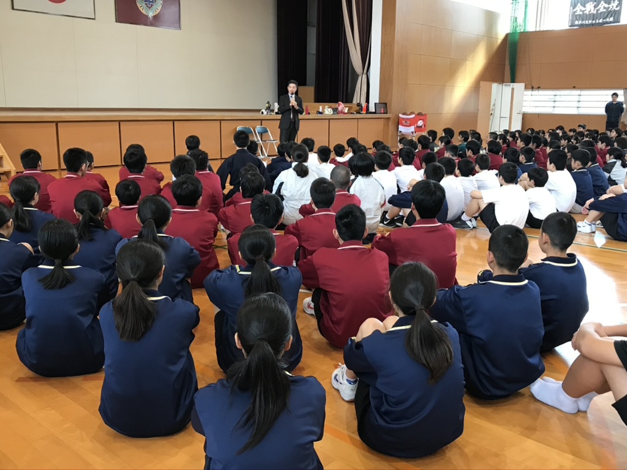 那珂川北中学校 ３学期始業式