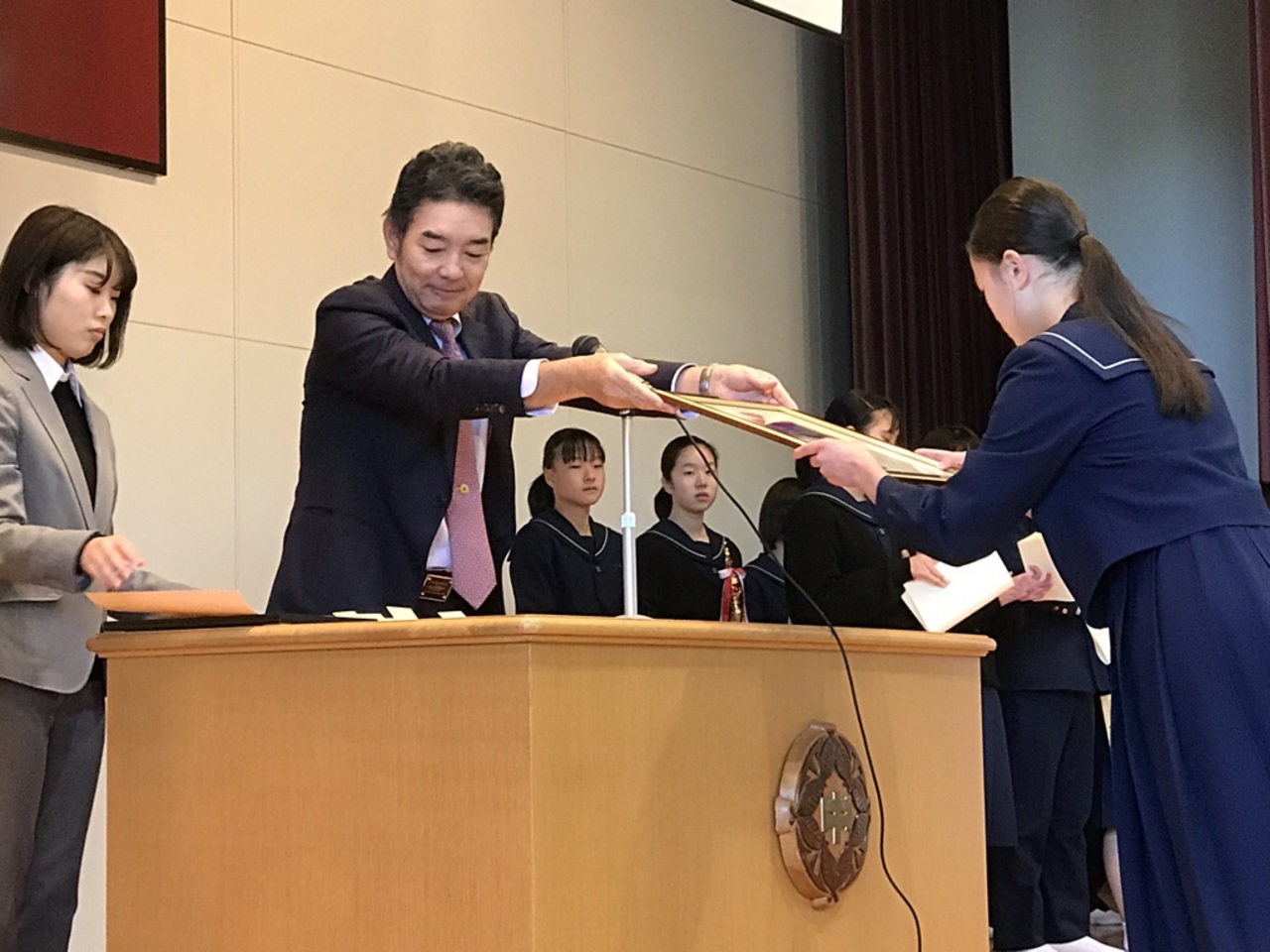 那珂川北中学校 令和元年度２学期終業式