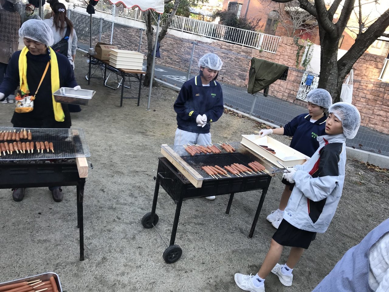 那珂川北中学校 もちつきボランティア活動