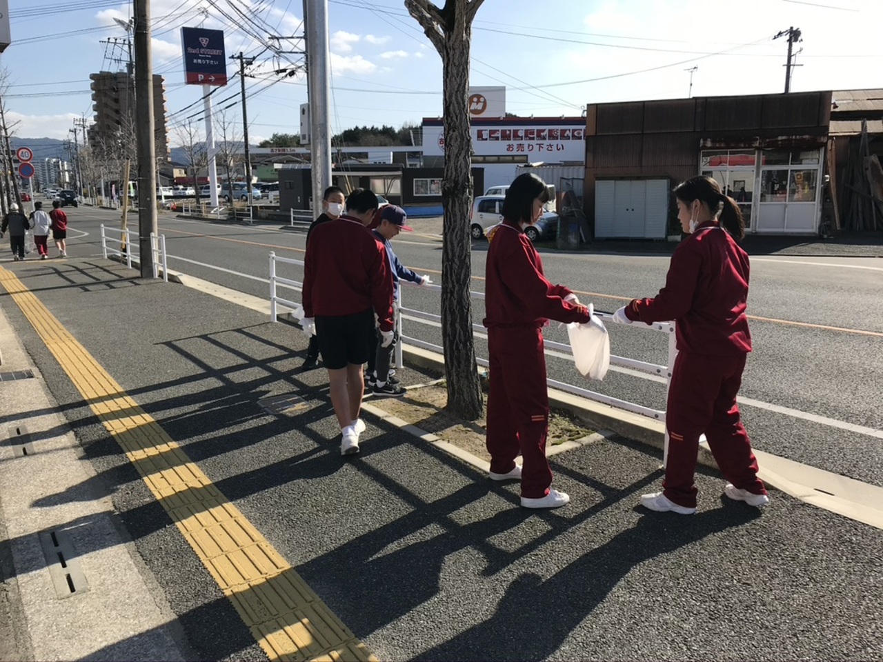 那珂川北中学校　小中合同クリーン作戦