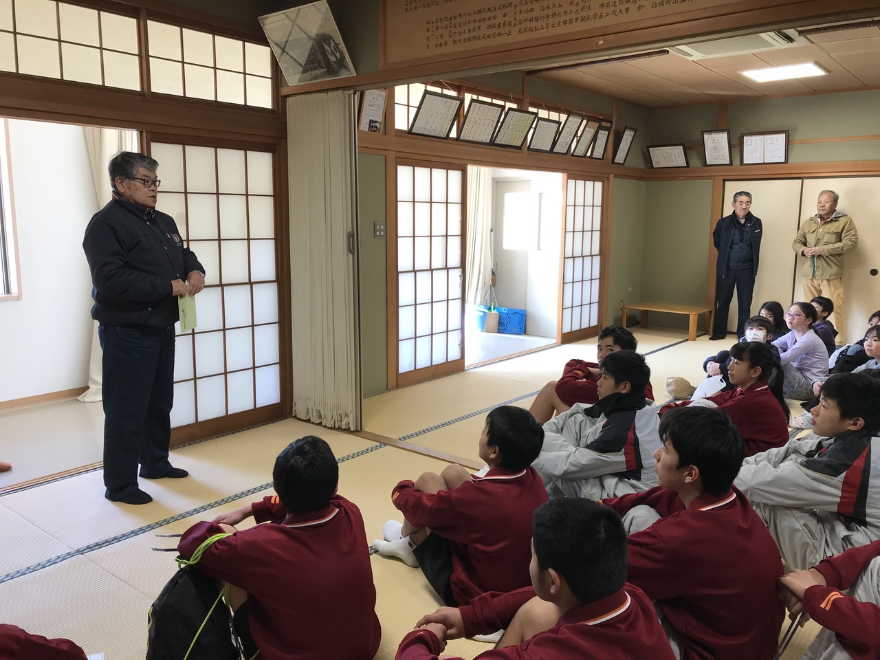 那珂川北中学校　小中合同クリーン作戦