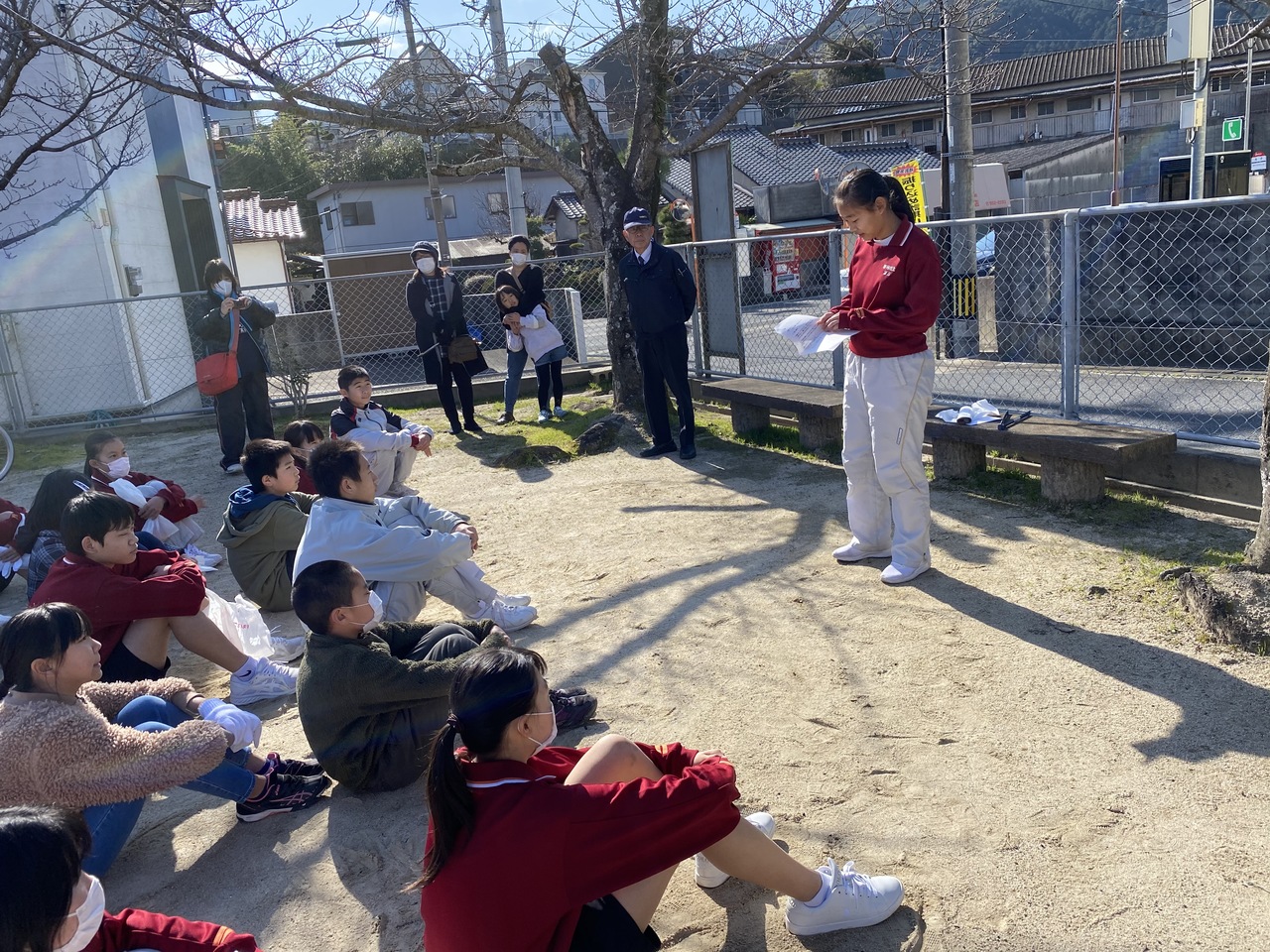 那珂川北中学校　小中合同クリーン作戦