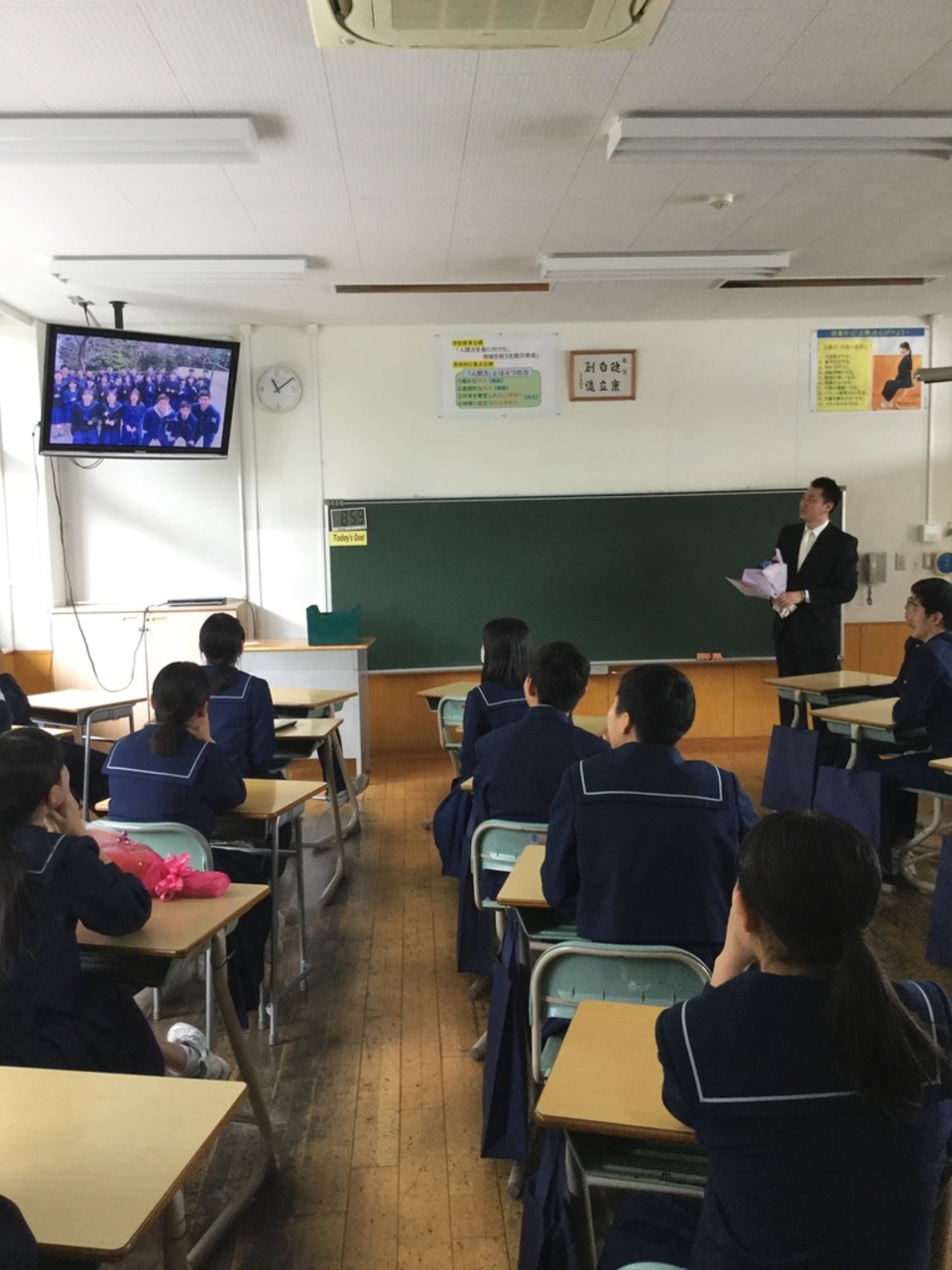 那珂川北中学校 第16回卒業証書授与式