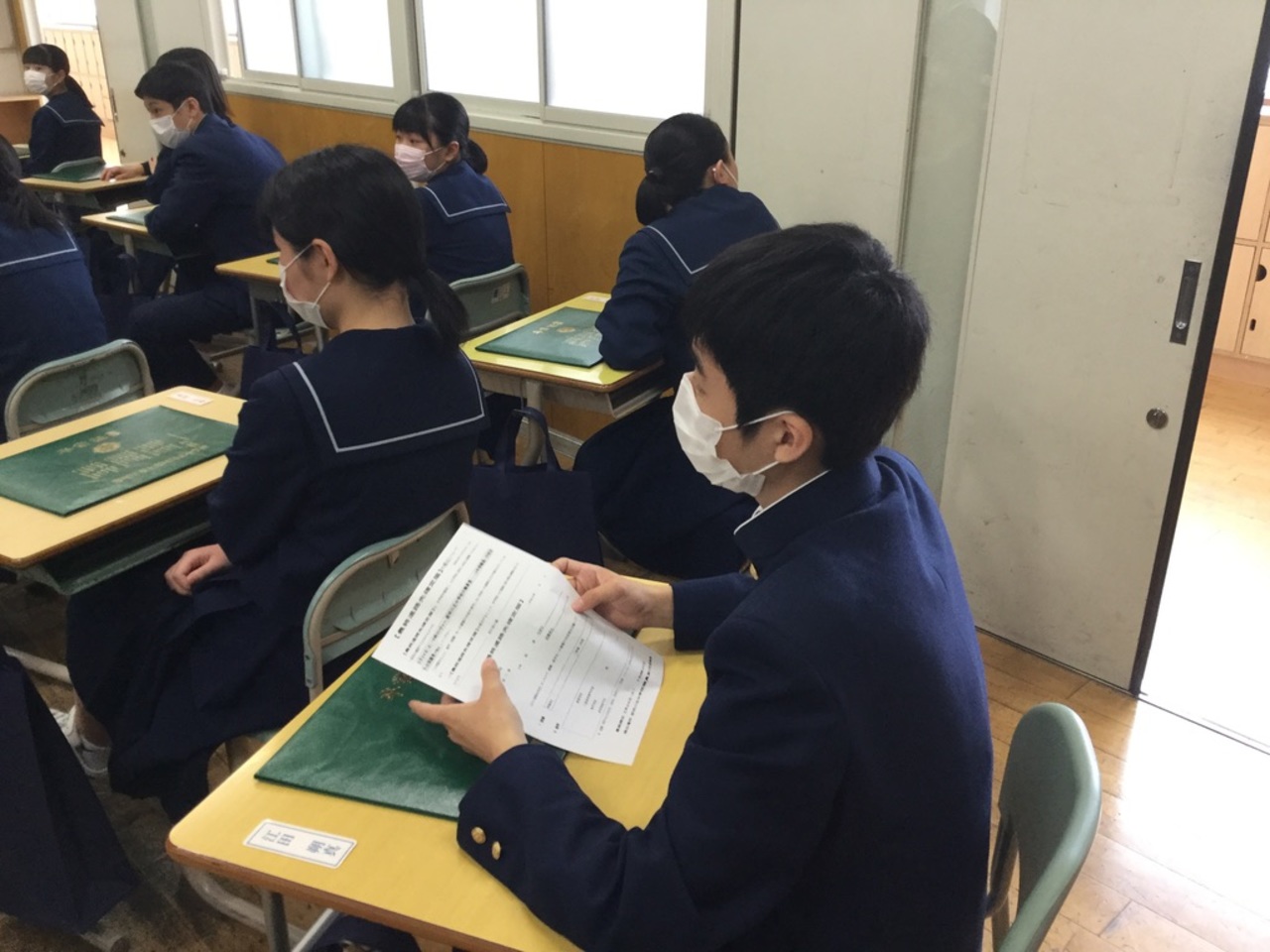 那珂川北中学校 第16回卒業証書授与式