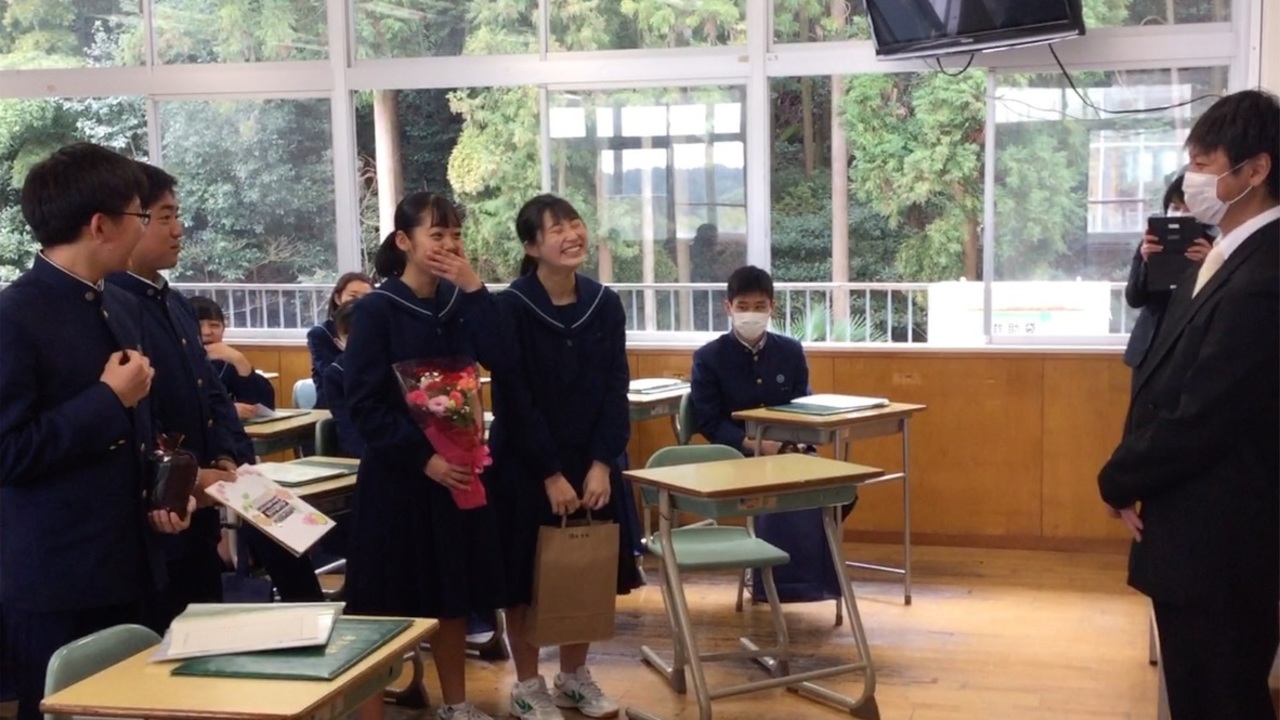 那珂川北中学校 第16回卒業証書授与式