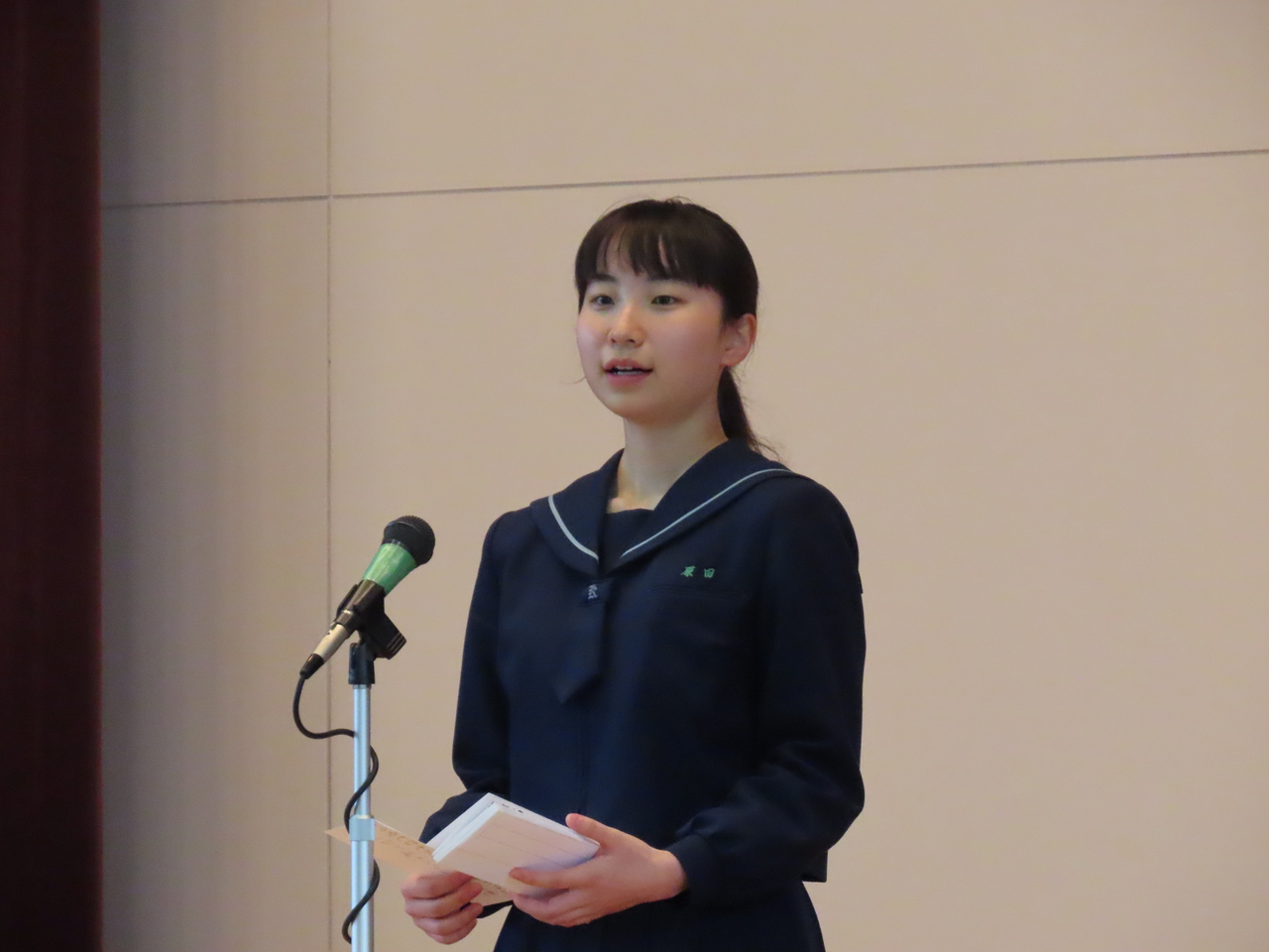那珂川北中学校 第16回卒業証書授与式