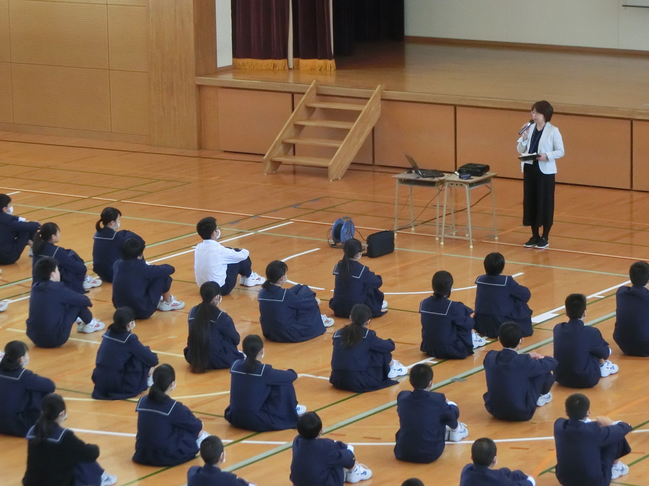 那珂川北中学校　赴任式・始業式