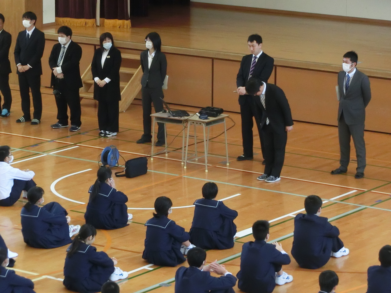那珂川北中学校　赴任式・始業式