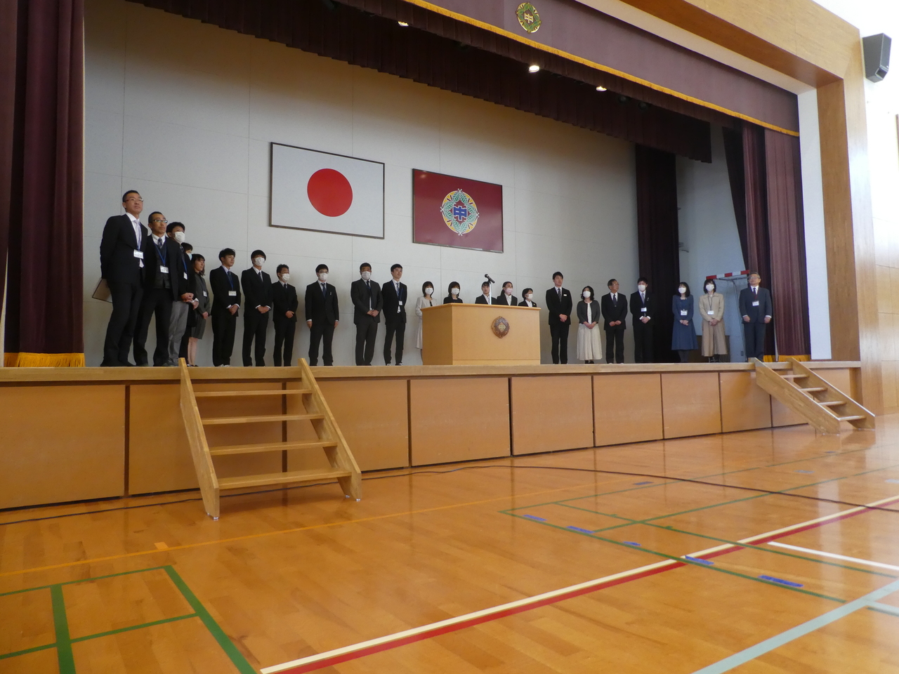 那珂川北中学校　赴任式・始業式