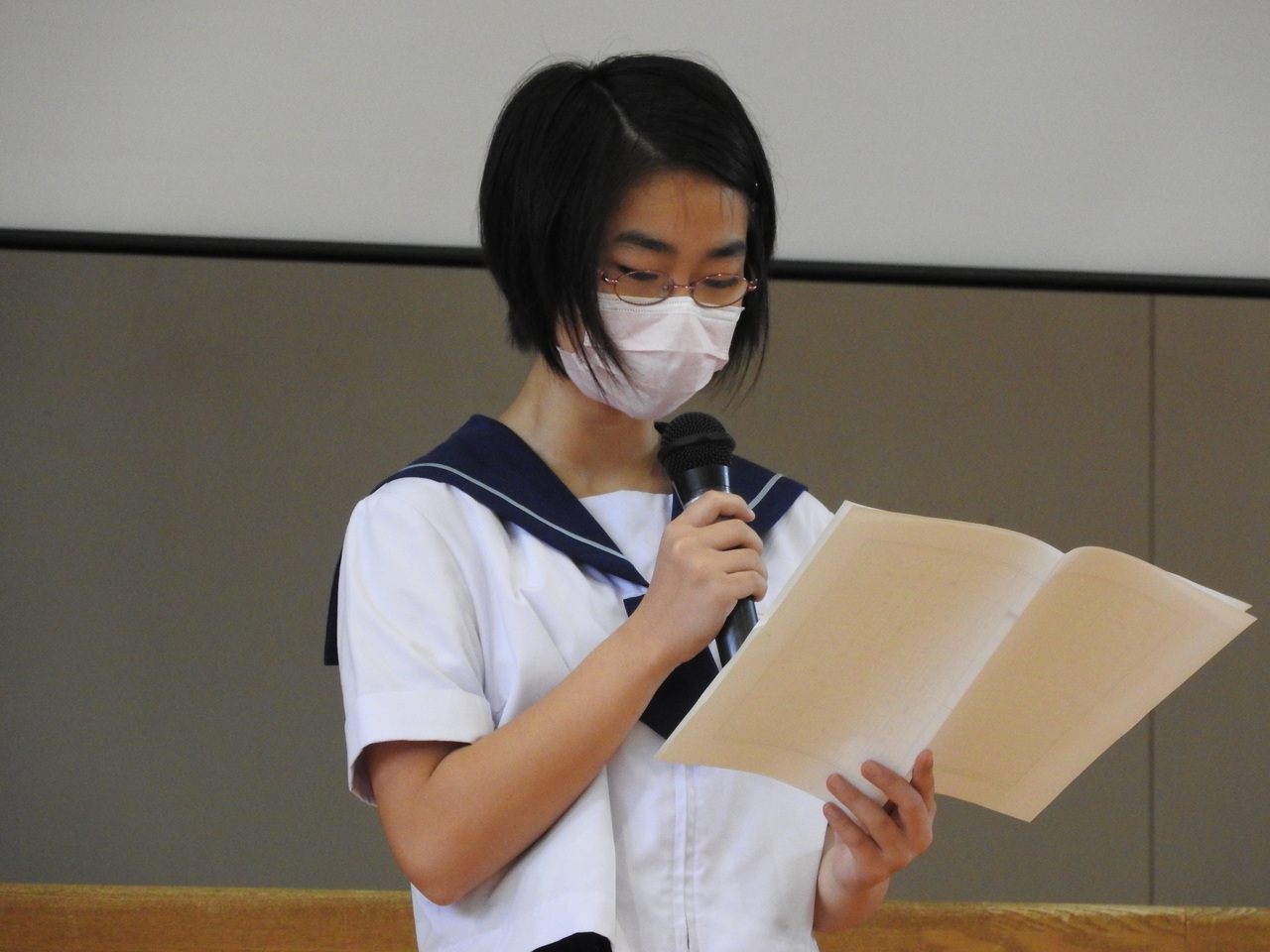 那珂川北中学校 対面式・生徒会オリエンテーション