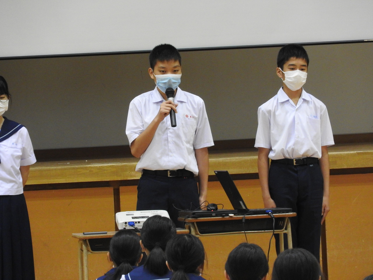 那珂川北中学校 対面式・生徒会オリエンテーション
