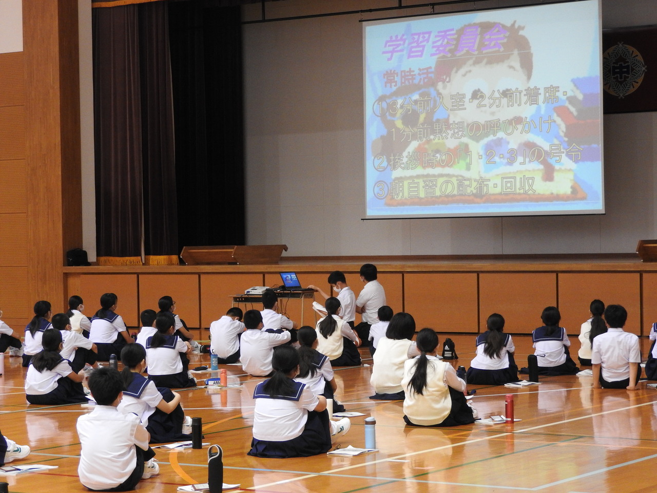 那珂川北中学校 対面式・生徒会オリエンテーション