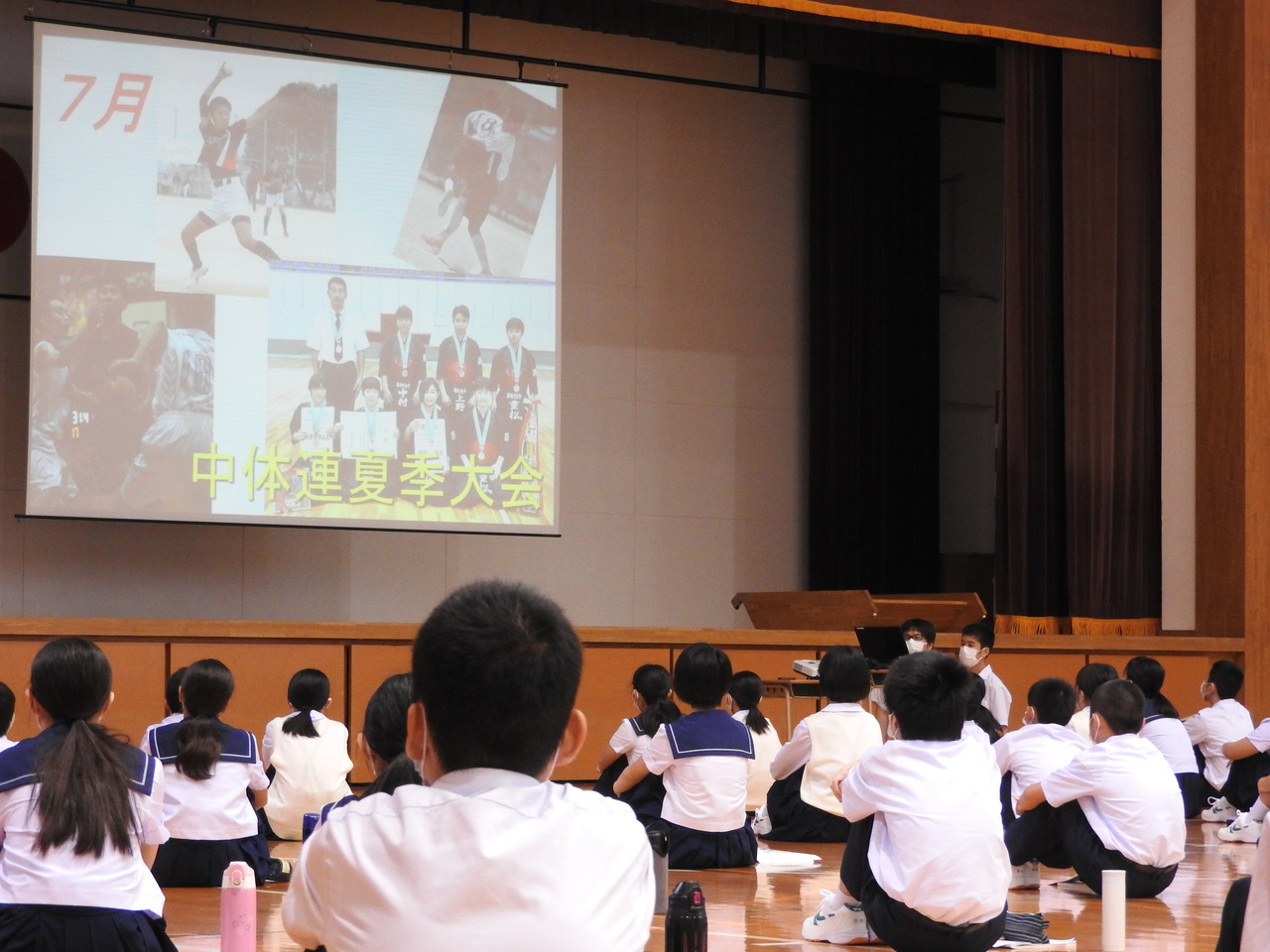 那珂川北中学校 対面式・生徒会オリエンテーション
