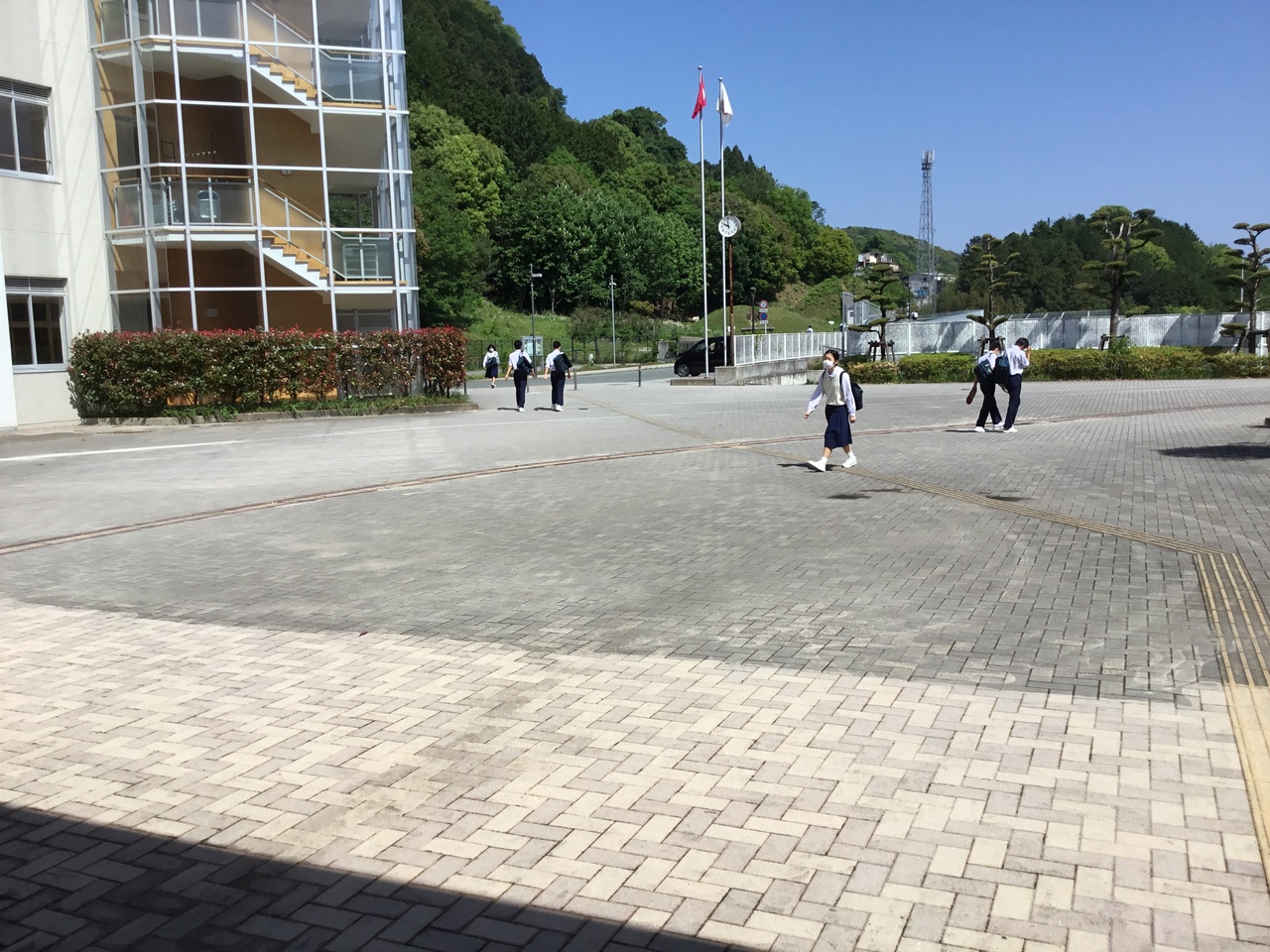 那珂川北中学校 分散登校