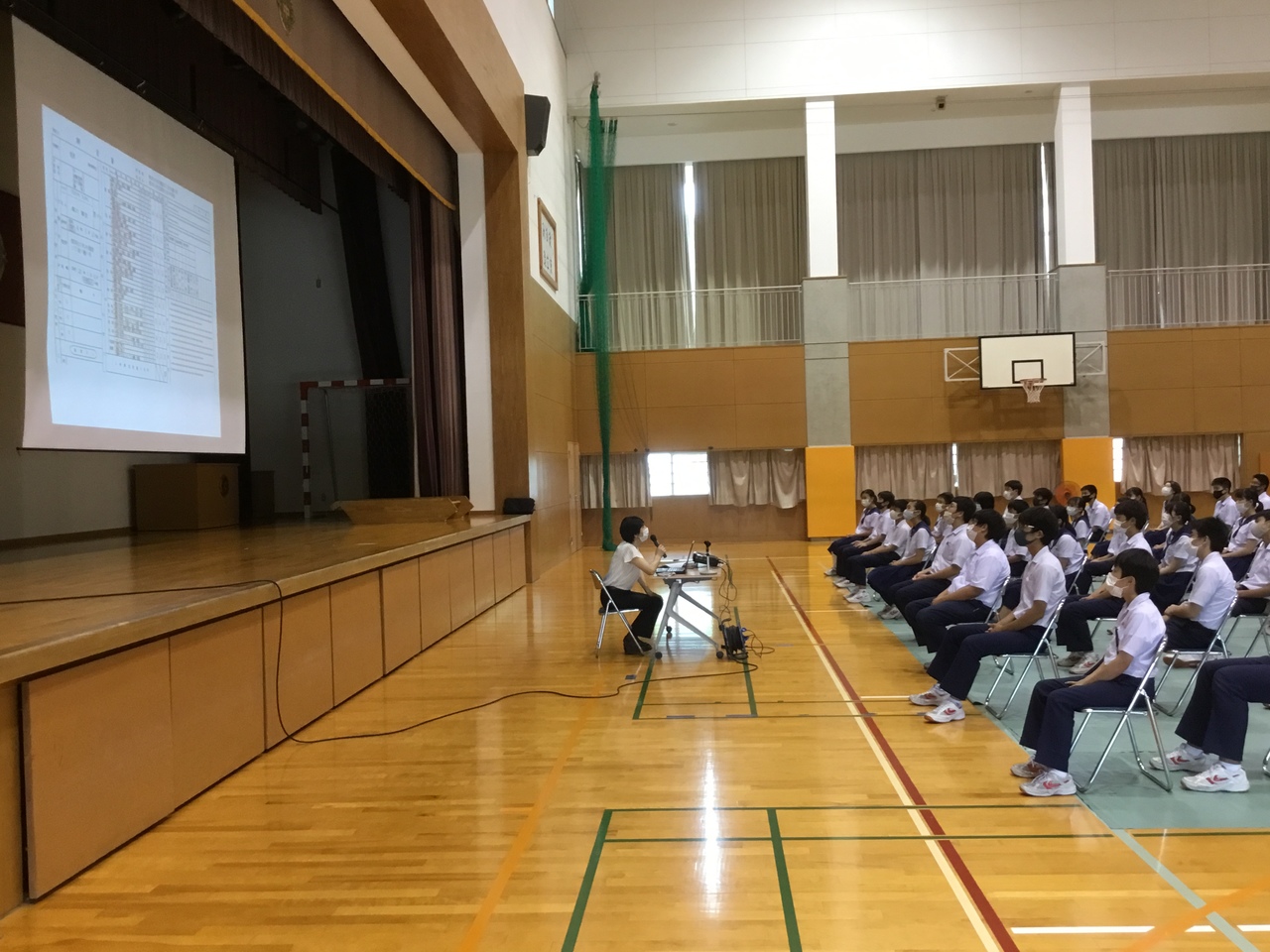 那珂川北中学校 進路説明会