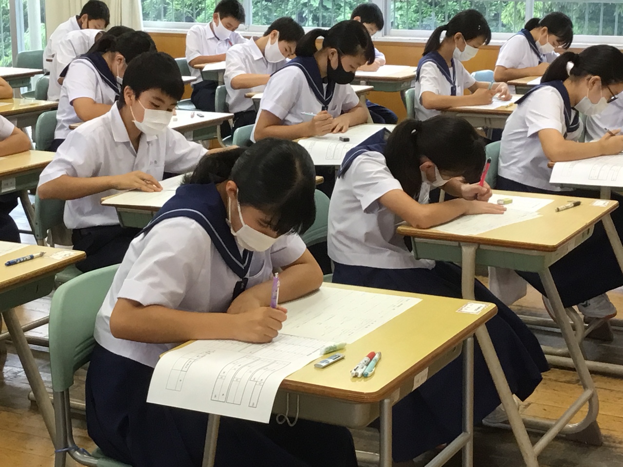 那珂川北中学校 前期中間テスト