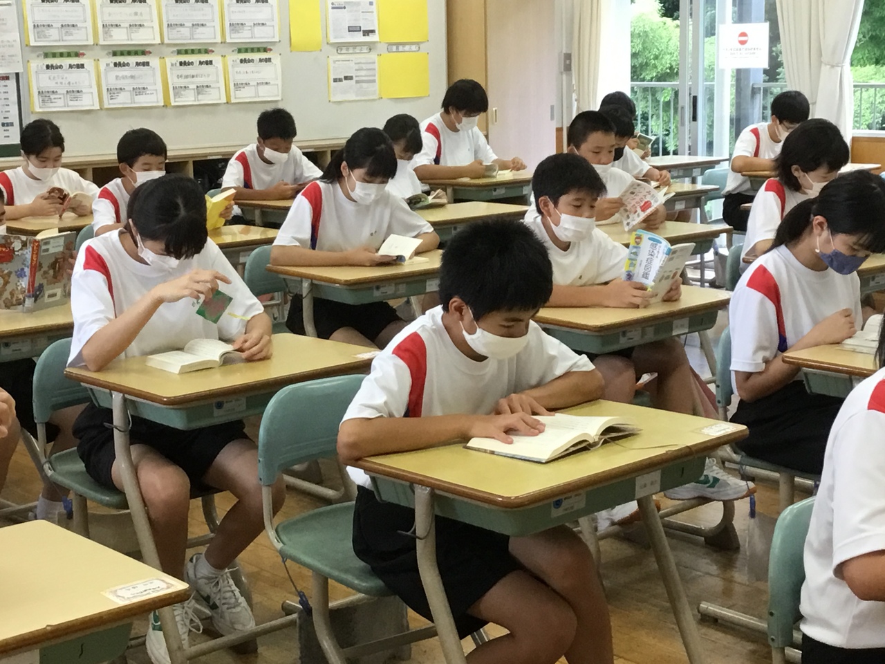 那珂川北中学校 朝読書と英語の多読