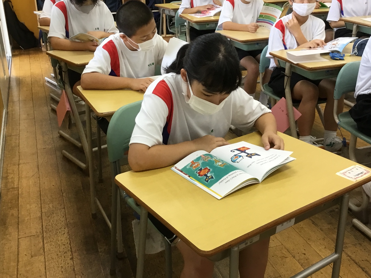 那珂川北中学校 朝読書と英語の多読