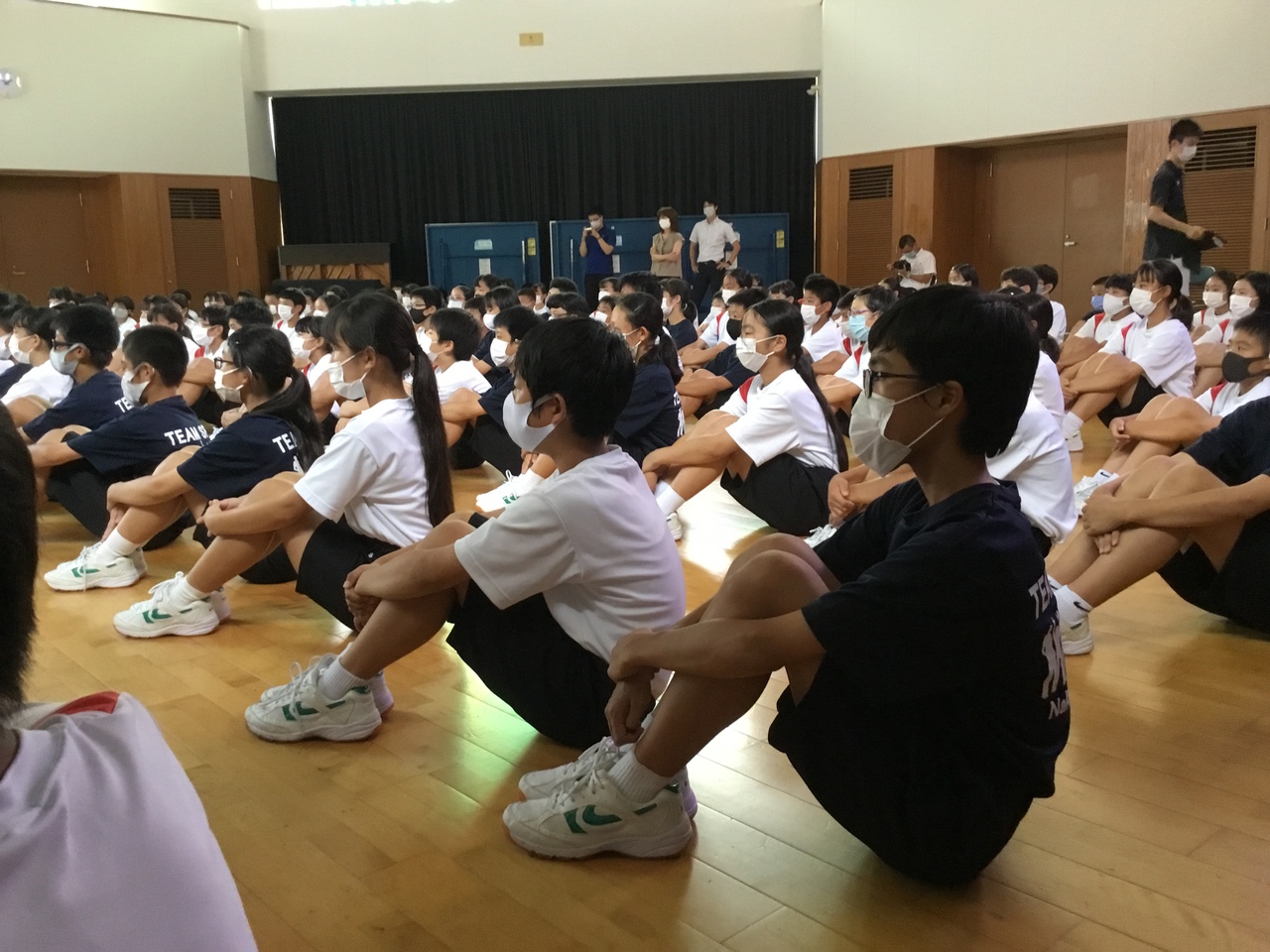 那珂川北中学校 前期前半終了