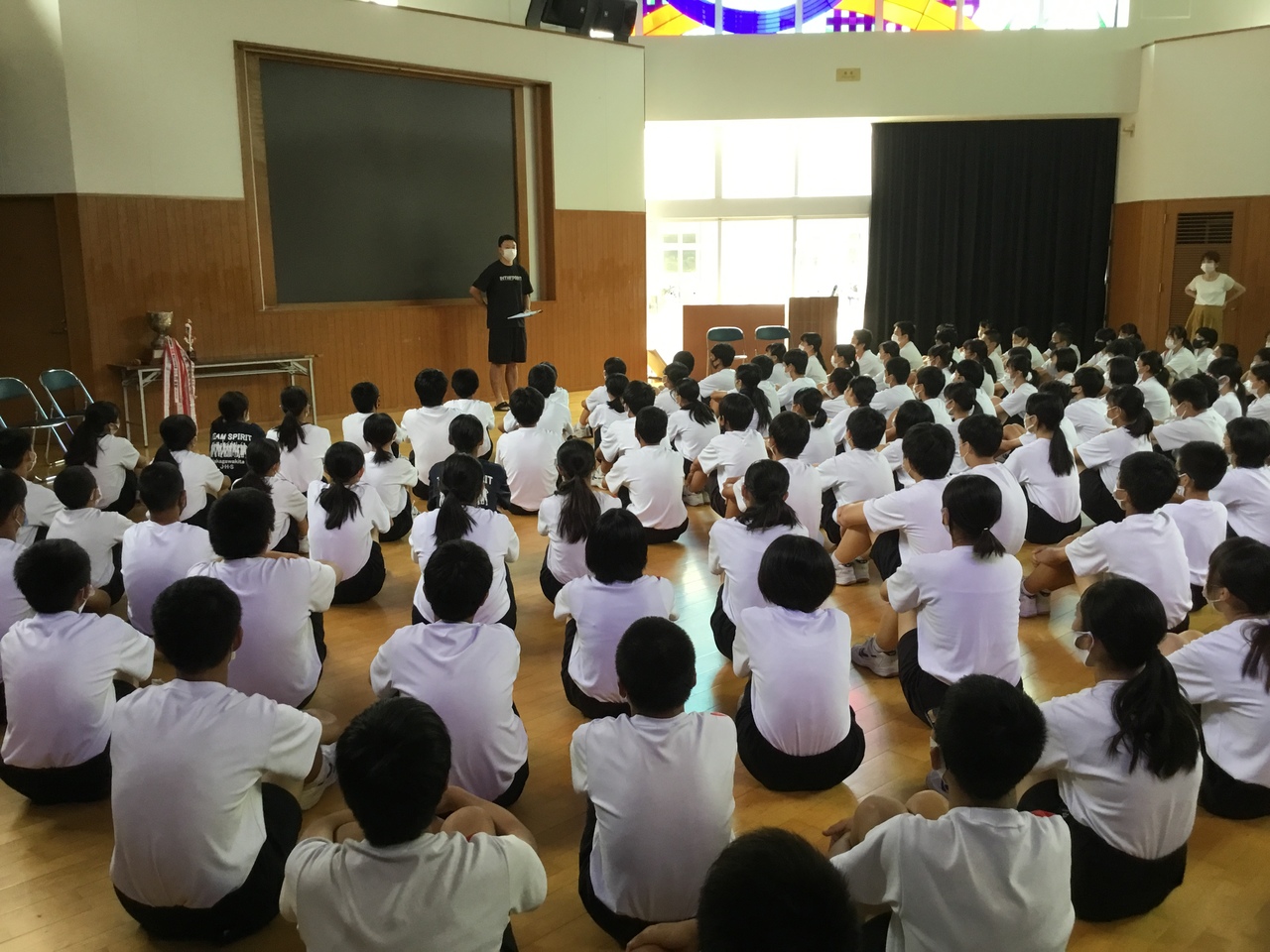 那珂川北中学校 前期前半終了
